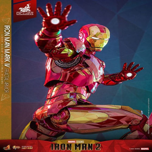 Iron Man figurine Movie Masterpiece Diecast 1/6 Iron Man Mark VI (Fractal Armor) Hot Toys Exclusive 33 cm