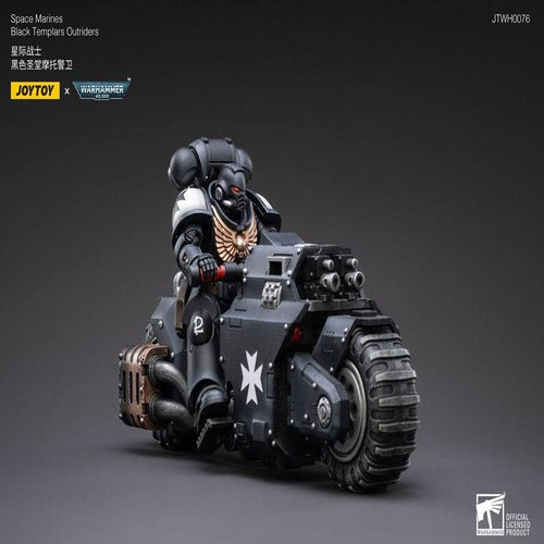 Warhammer 40k véhicule 1/18 Black Templars Outrider Bike 22 cm