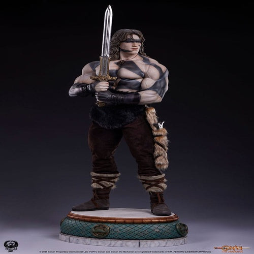 Conan der Barbar Elite Series Statue 1/2 Conan Warpaint Edition 116 cm