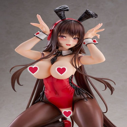 Amakano 2+ statuette PVC 1/4 Yuuhi Kurohime Bunny Suit Ver. 32 cm