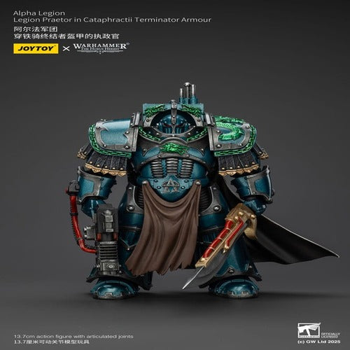Warhammer The Horus Heresy figurine Alpha Legion Legion Praetor in Cataphractii Terminator Armour 18 cm