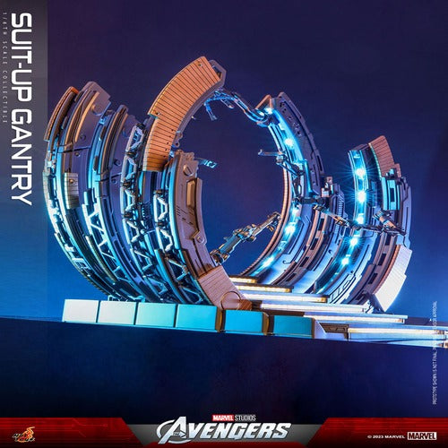 Marvel's The Avengers accessoires pour figurines Accessories Collection Series Iron Man Suit-Up Gantry