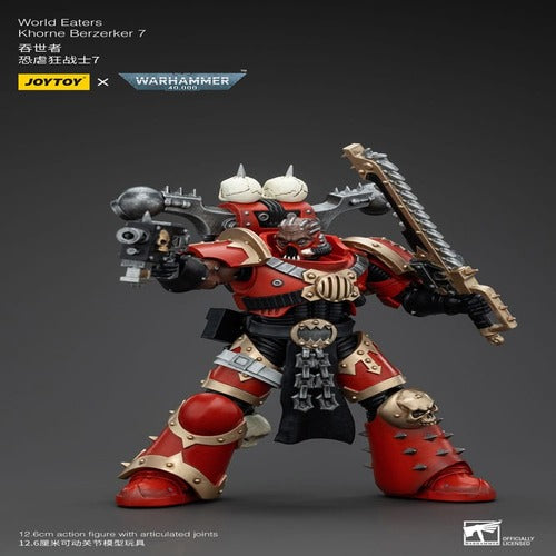 Warhammer 40k figurine 1/18 World Eaters Khorne Berzerker 7 13 cm