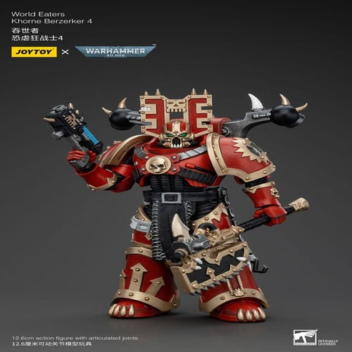 Warhammer 40k figurine 1/18 World Eaters Khorne Berzerker 4 13 cm