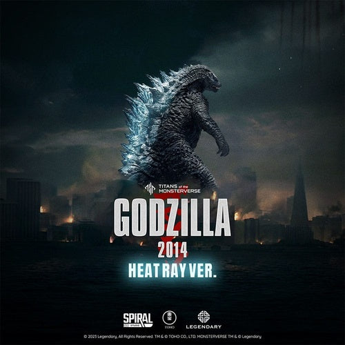 Godzilla 2014 statuette PVC Titans of the Monsterverse Godzilla (Heat Ray Version) 44 cm