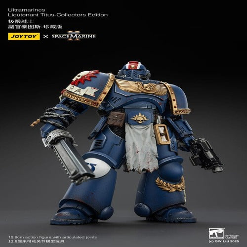 Warhammer 40,000: Space Marine 2 figurine Ultramarines Lieutenant Titus Collectors Edition 13 cm
