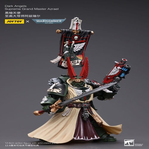 Warhammer 40k figurine 1/18 Dark Angels Supreme Grand Master Azrael 13 cm
