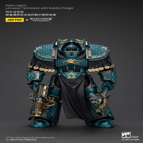Warhammer The Horus Heresy figurine Alpha Legion Lernaean Terminator with Volkite Charger 20 cm