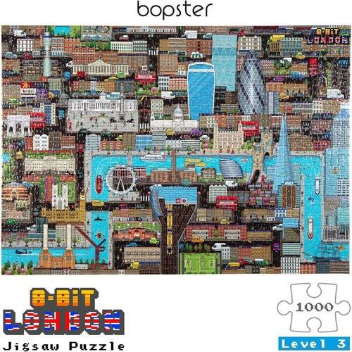 8-Bit Pixel Puzzle London Level 3 1000 Pièces