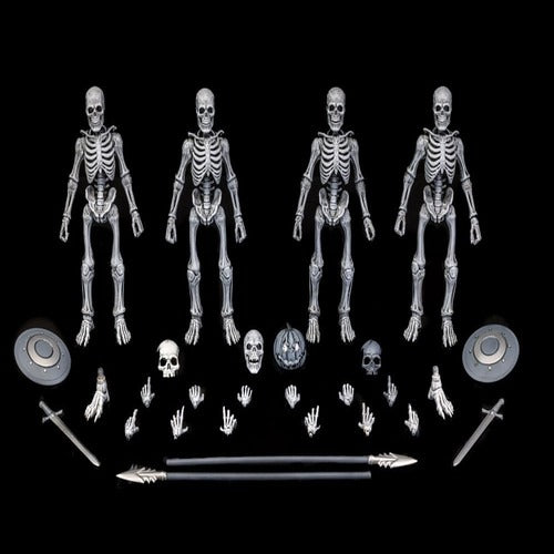 Graveyard Skeletons pack 4 figurines