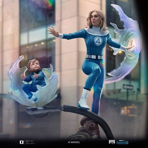 Fantastic Four statuette 1/10 Art Scale Invisible Woman and Franklin 28 cm