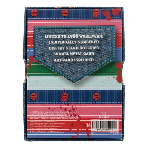 Chucky Jeu d´enfant Lingot avec Spell Card Chucky Limited Edition