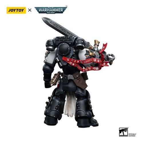 Warhammer 40k figurine 1/18 Black Templars Emperor's Champion Bayard's Revenge 12 cm