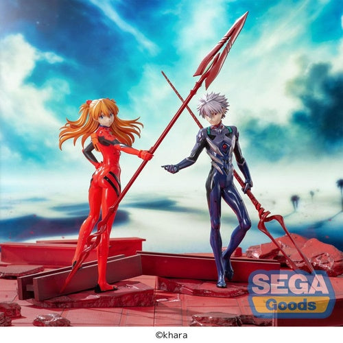 Evangelion: 3.0+1.0 Thrice Upon a Time statuette Luminasta PVC Asuka Shikinami Langley x Spear of Longinus 20 cm