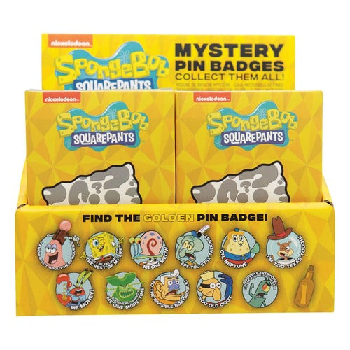 Bob l´éponge présentoir Pin's Mystery Pin Badge (12)