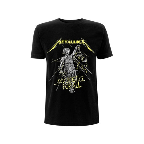Metallica T-Shirt And Justice For All Tracks Black (XL)
