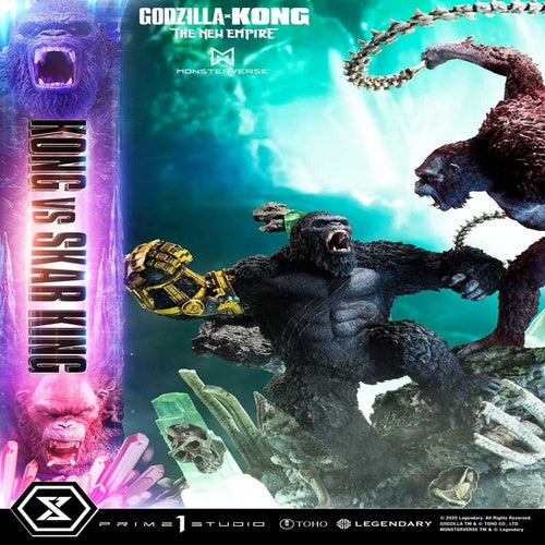 Godzilla x Kong: The New Empire Ultimate Diorama Masterline Series Statue Kong vs Skar King 104 cm