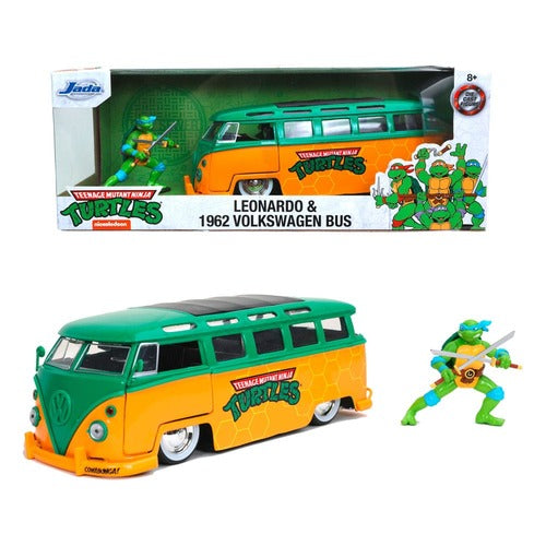 Tortues Ninja Véhicule 1/24 1962 VW Bus Leonardo
