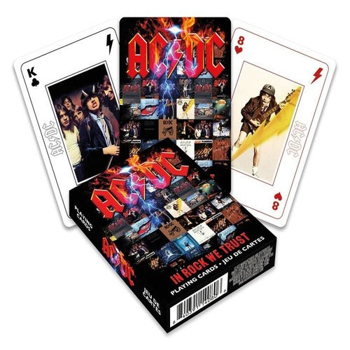 AC/DC jeu de cartes à jouer In Rock We Trust