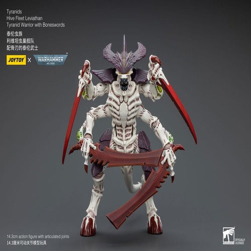 Warhammer 40k figurine 1/18 Tyranids Hive Fleet Leviathan Tyranid Warrior with Boneswords 12 cm