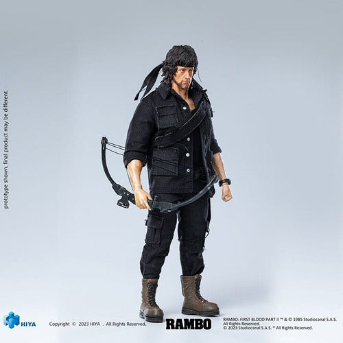 Rambo figurine 1/12 Exquisite Super Series First Blood II John Rambo 16 cm