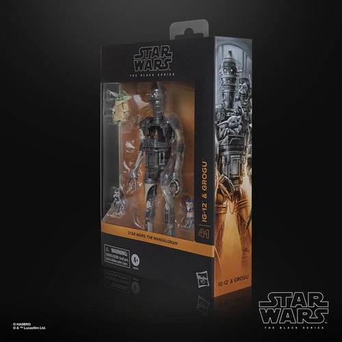 Star Wars: The Mandalorian Black Series Actionfiguren 2er-Pack IG-12 & Grogu 15 cm