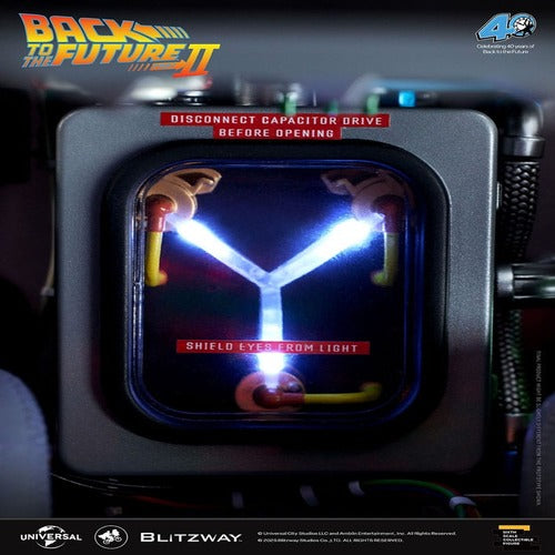 Zurück in die Zukunft II Premium UMS Fahrzeug 1/6 Zeitmaschine Time Machine 74 cm