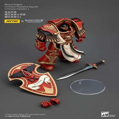 Warhammer The Horus Heresy figurine 1/18 Blood Angels Crimson Paladins Squad Crimson Paladin 1 14 cm