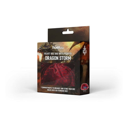Dragon Storm Würfelbeutel mit Fächern Red Dragon Scales