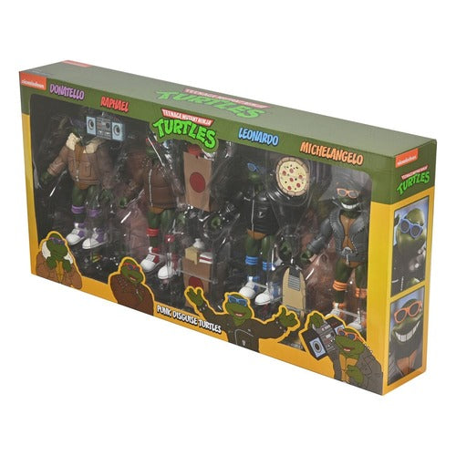 Tortues Ninja (Cartoon) figurines Pack de 4 Punk Turtles 18 cm