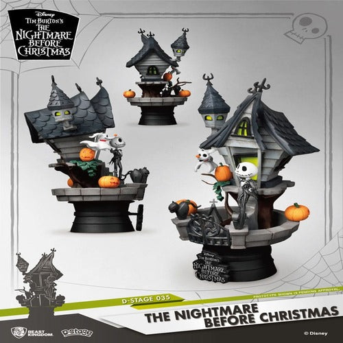 L´étrange Noël de Mr. Jack diorama PVC D-Stage Jack's Haunted House 15 cm