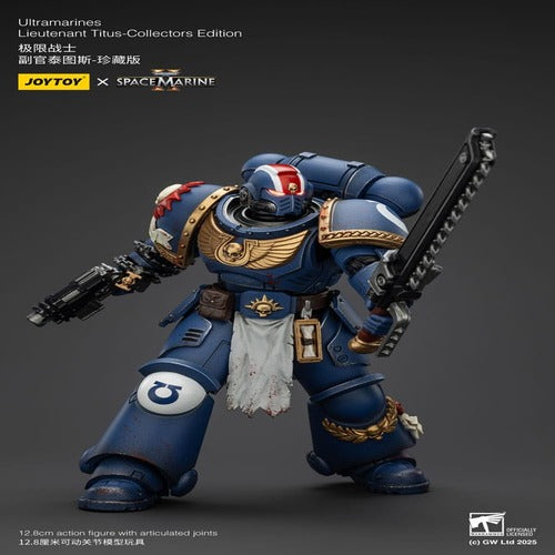 Warhammer 40,000: Space Marine 2 figurine Ultramarines Lieutenant Titus Collectors Edition 13 cm