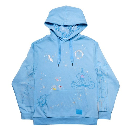 Disney by Loungefly Kapuzenpullover Unisex Cinderella 75th Anniversary Größe XXL