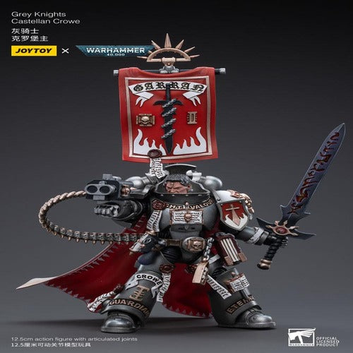 Warhammer 40k figurine 1/18 Grey Knights Castellan Crowe 12 cm