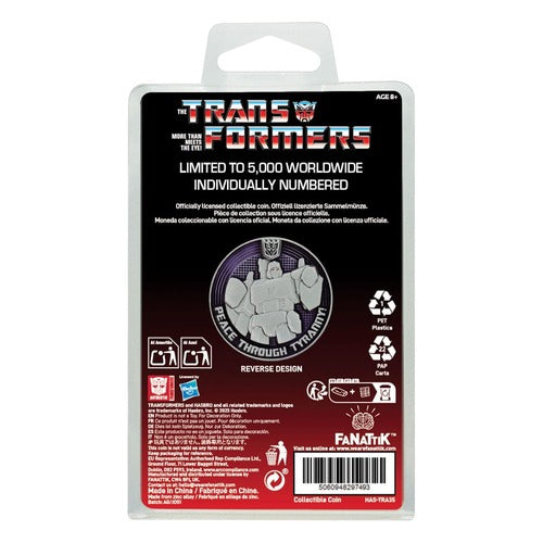 Transformers Generation 1 pièce de collection G1 Autobots vs Decepticons Limited Edition 4 cm