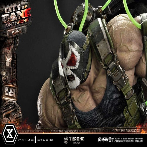 DC Comics Throne Legacy Collection Statue 1/4 Batman Bane on Throne Deluxe Bonus Version 61 cm
