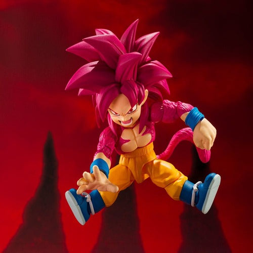 Dragon Ball Daima figurine S.H.Figuarts Super Saiyan Level 4 Son Goku (mini) 8 cm