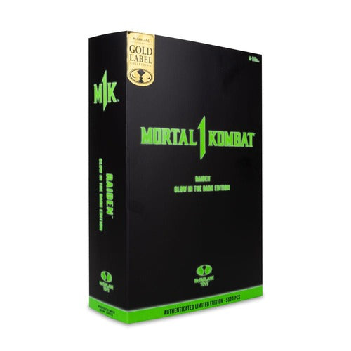 Mortal Kombat Glow in the Dark Edition figurine Raiden (Gold Label) 18 cm
