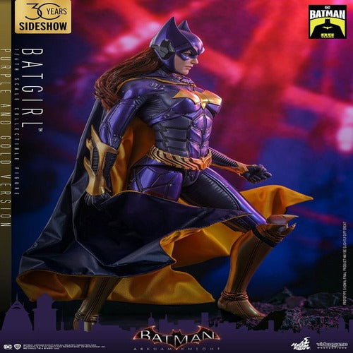 Batman Arkham Knight figurine Videogame Masterpiece 1/6 Batgirl (Purple and Gold Version) Exclusive 30 cm