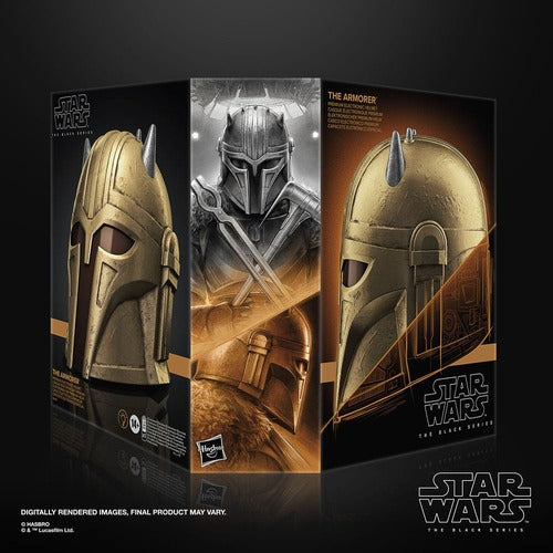 Star Wars: The Mandalorian Black Series casque electronique The Armorer