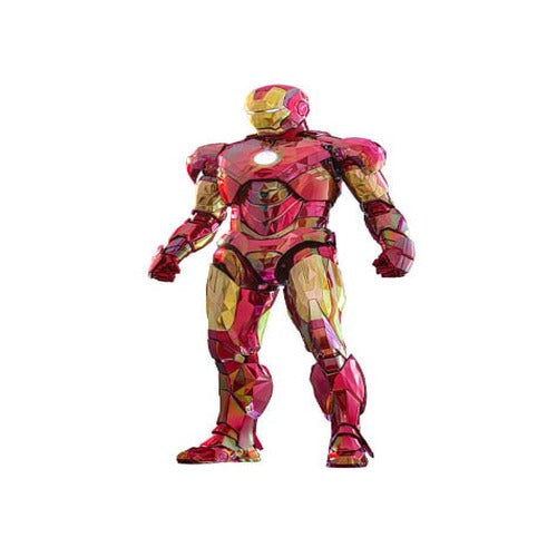 Iron Man figurine Movie Masterpiece Diecast 1/6 Iron Man Mark VI (Fractal Armor) Hot Toys Exclusive 33 cm