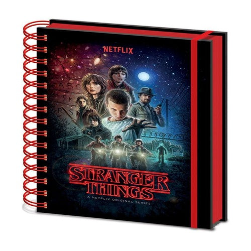 Stranger Things cahier à spirale A5 Wiro One Sheet