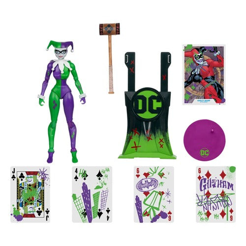 DC Multiverse figurine Harley Quinn (DC Classic) Jokerized (Gold Label) 18 cm