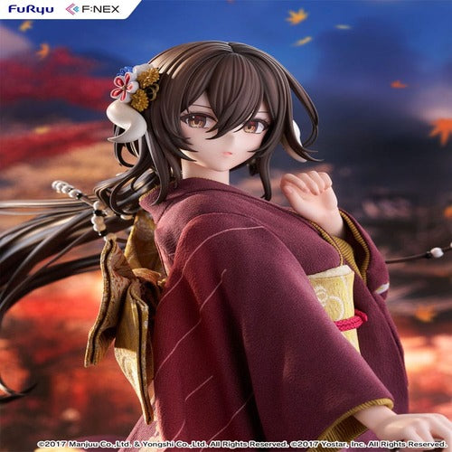 Azur Lane F:Nex statuette PVC 1/4 Mikasa blue flower komachi Ver. Japanese Doll 43 cm