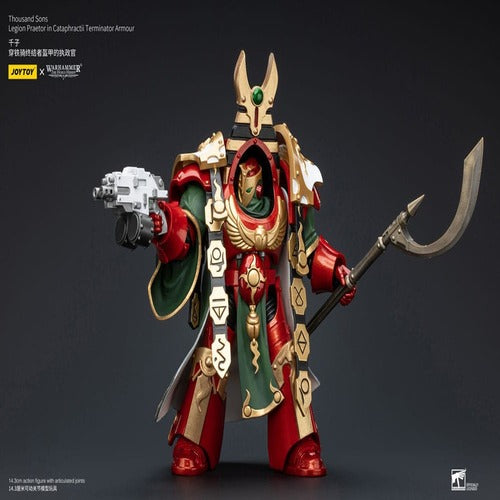 Warhammer The Horus Heresy figurine 1/18 Thousand sons Legion Praetor in Cataphractii Terminator Armour 12 cm