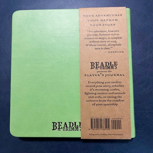 Cahier A5 Player's Journal Sage Green Shield