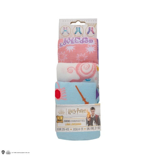 Harry Potter pack 3 paires de chaussettes Luna Lovegood