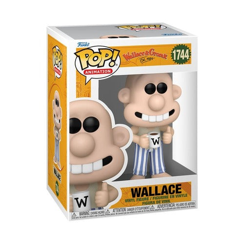 Wallace & Gromit POP! Animation Vinyl Figur Wallace In Pajamas 9 cm