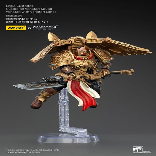 Warhammer The Horus Heresy figurine 1/18 Legio Custodes Custodian Venatari Squad Venatari with Venatari Lance 13 cm