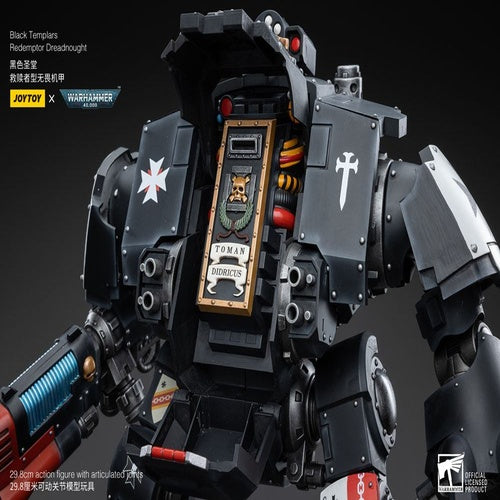 Warhammer 40k Actionfigur 1/18 Black Templars Redemptor Dreadnought 30 cm